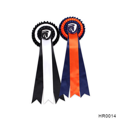Party gift three layer award ribbon for Horse Show