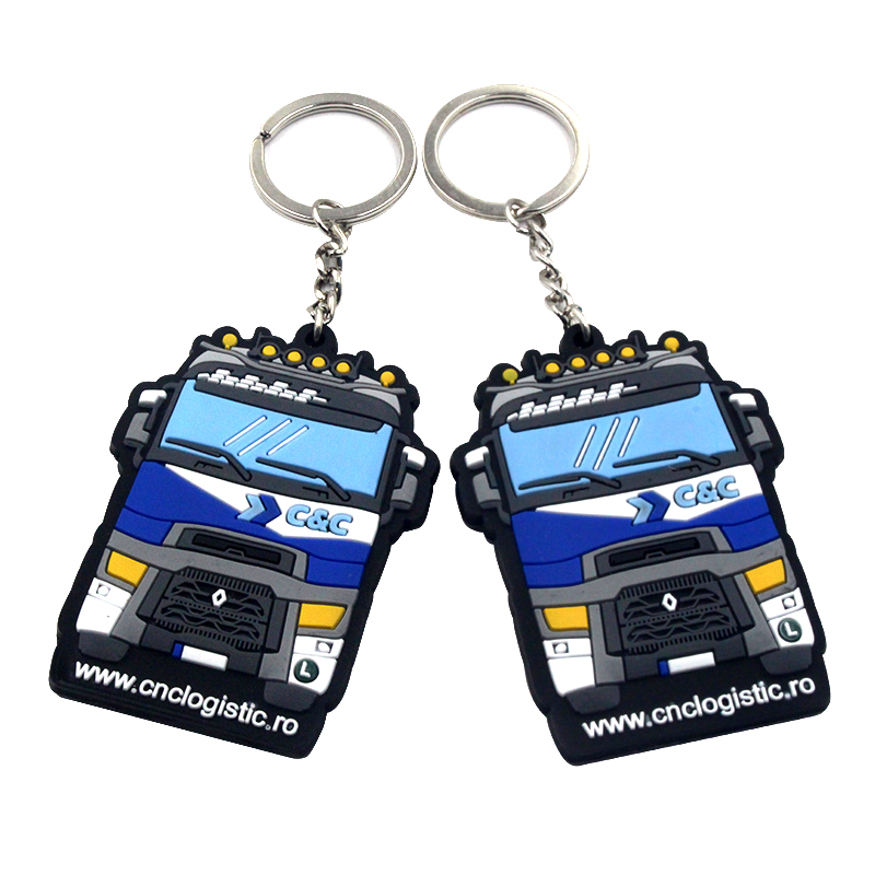 Promotional Gift PVC Keychain Custom 3D Cool Key Ring