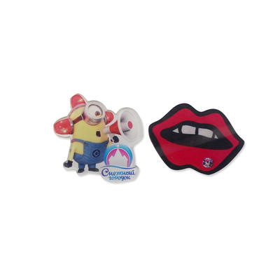Promotional gift Custom Lapel Acrylic Button Badge Pin