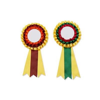 Promotional DIY Button Badge Award Ribbon Rosette for Kids Party Gift