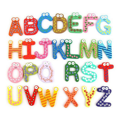 Customised Colorful magnetic Letters Educational Fridge Magnets