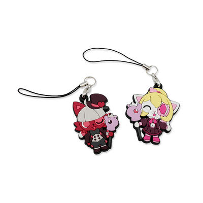 Promotional gift Anime PVC Key Chain Custom Your Logo Keychain