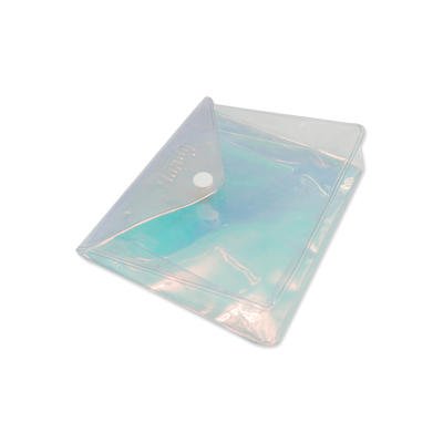 Holographic Cosmetic Bag Clear PVC Travel Laser Shiny Makeup Bag