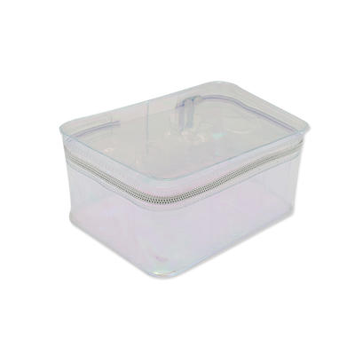 Clear Hologram Laser Cosmetic Bag Travel Wash Bag for Birthday Gift